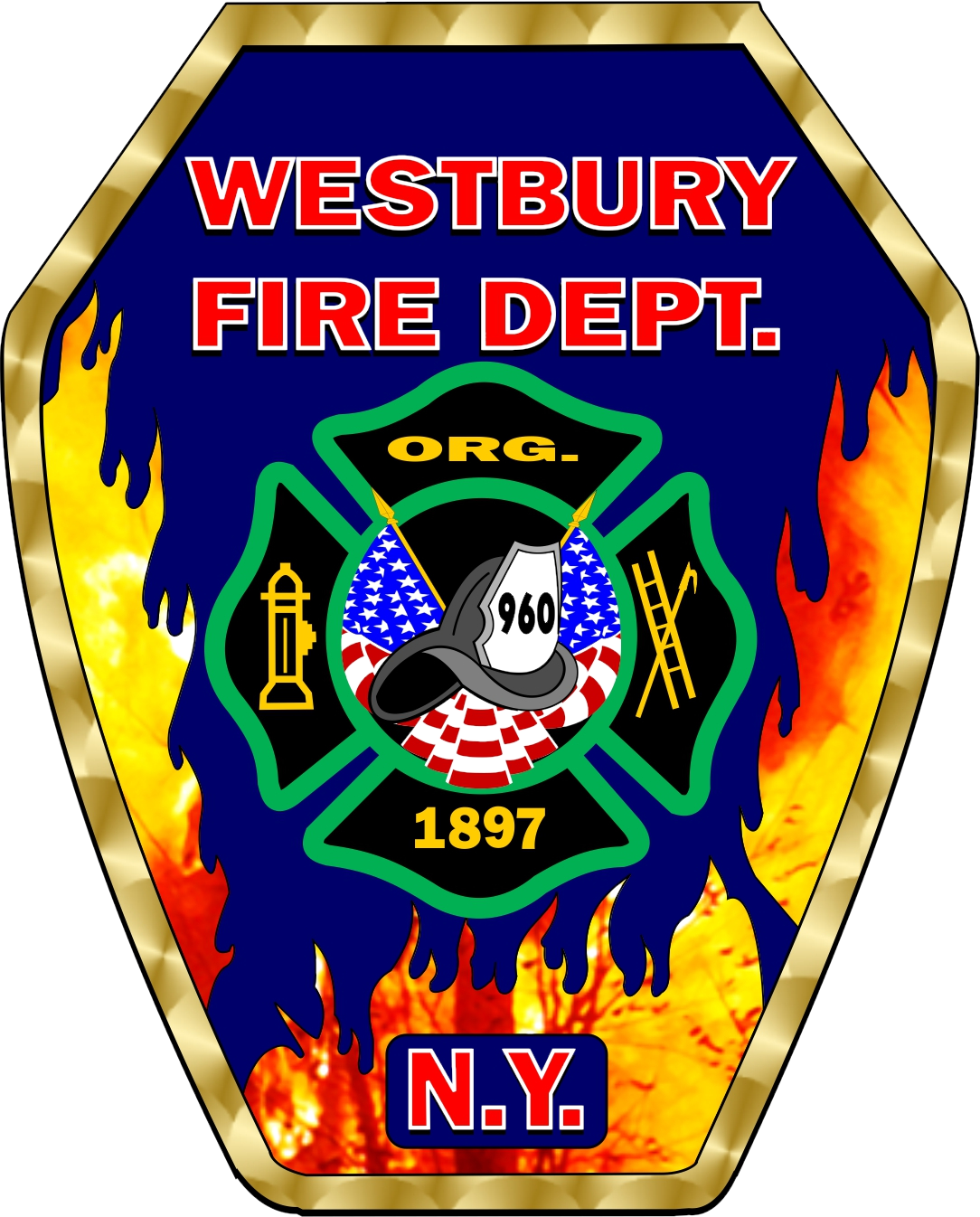 Westbury Fire Department patch