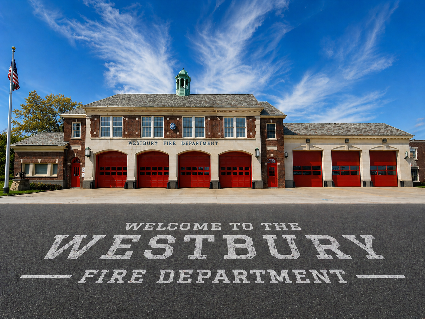The Westbury Fire Department firehouse
